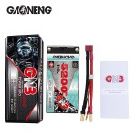 GNB GAONENG 5200MAH 2S 7.4V 110C Short Shorty Pack 5.0mm Bullet Hard Case LiPo Battery for 1:10 1/12 Scale RC Racing Car